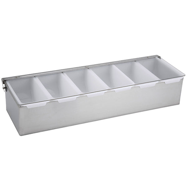 Winco 6 Comp Condiment Dispenser
