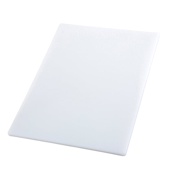 Winco White Rectangle Cutting Board