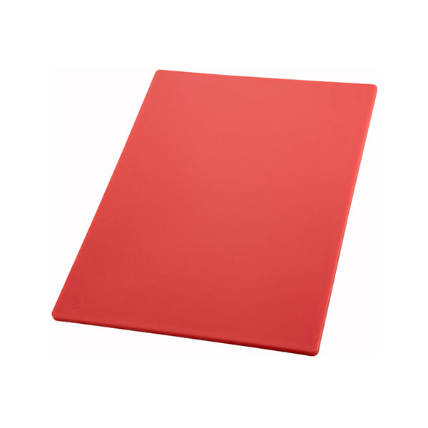 Winco Cutting Board Red 12IN
