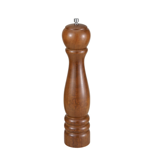 Winco 12in Wood Pepper Mill