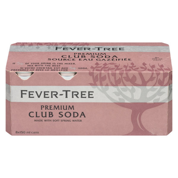 Fevertree Club Soda Cans 3x8x150 mL