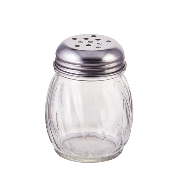 Winco Cheese Shaker Glass Perforated Top