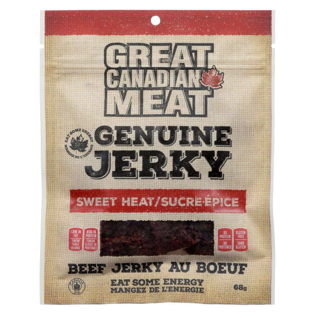 The Great Canadian Sweet Heat Beef Jerky 68 g