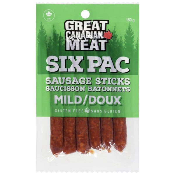The Great Canadian Meat Tgcm Sausage Sticks Mild 6 ct