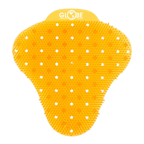 Aquos Heavy-duty Anti-splash Urinal Screen Orange Mango 2 ct
