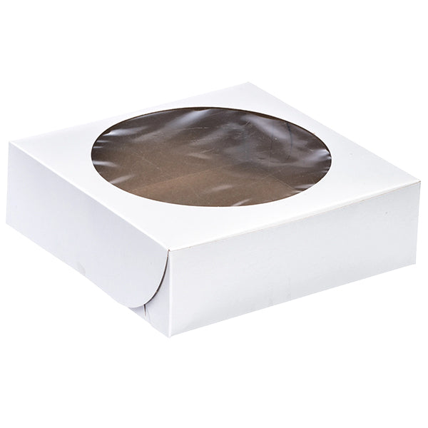 E.b. Box Round Window Cake Boxes 8x2.5 250 ct