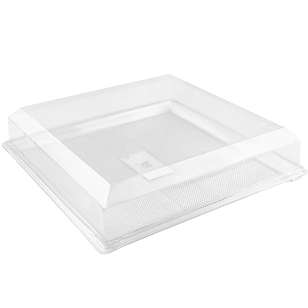Talthi Catering Tray with Clear Lid 16 in 3-Pack