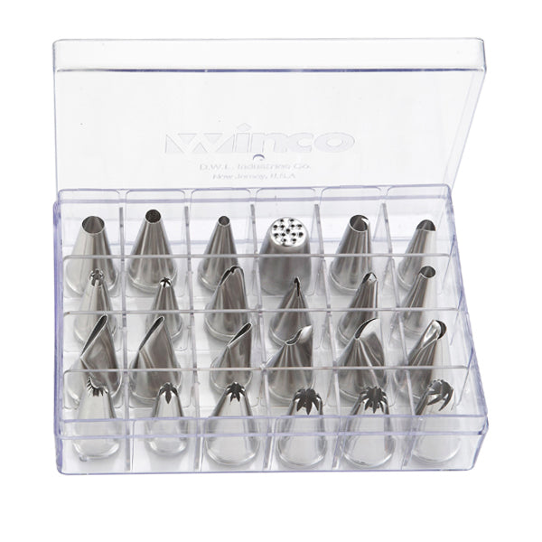 Winco 24 Tube Cake Decorating Set
