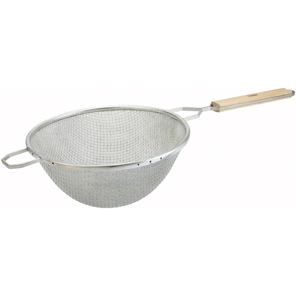Winco Fine Double Mesh Strainer 10in