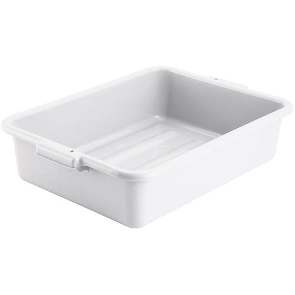 Winco Dish Box White 5IN
