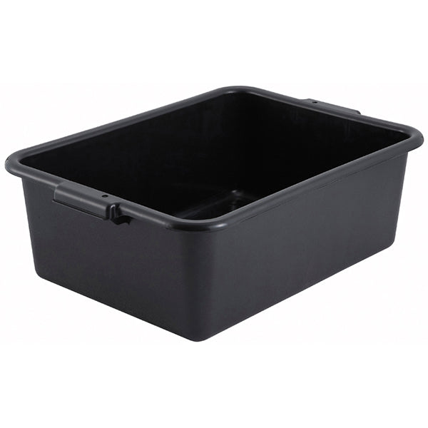 Winco Dish Box Black 7IN