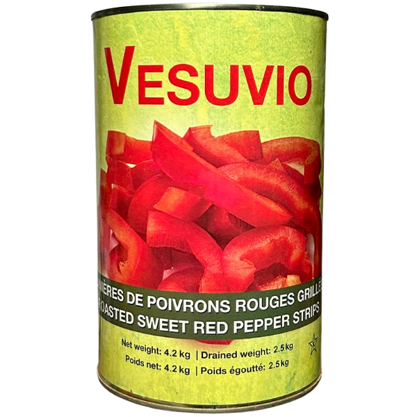 Vesuvio Roasted Red Pepper Strips 4.2 kg