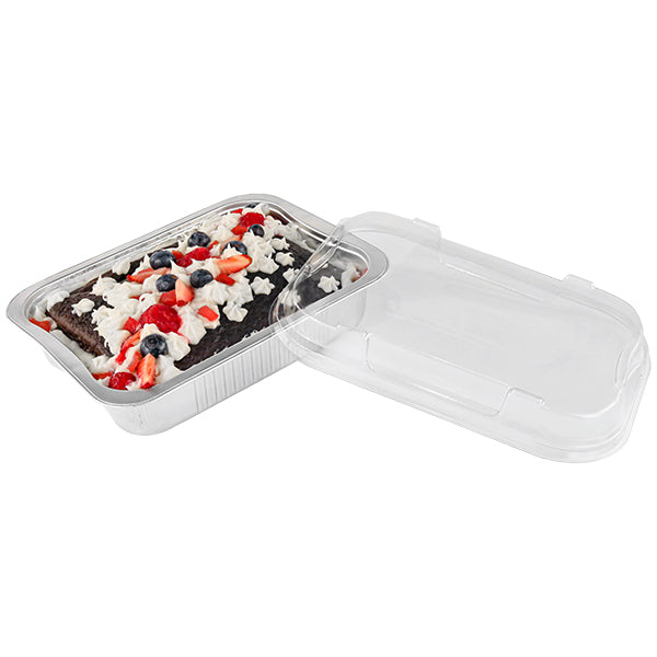 Talthi Aluminum Rect Container W/lid 1245 mL 15 ct