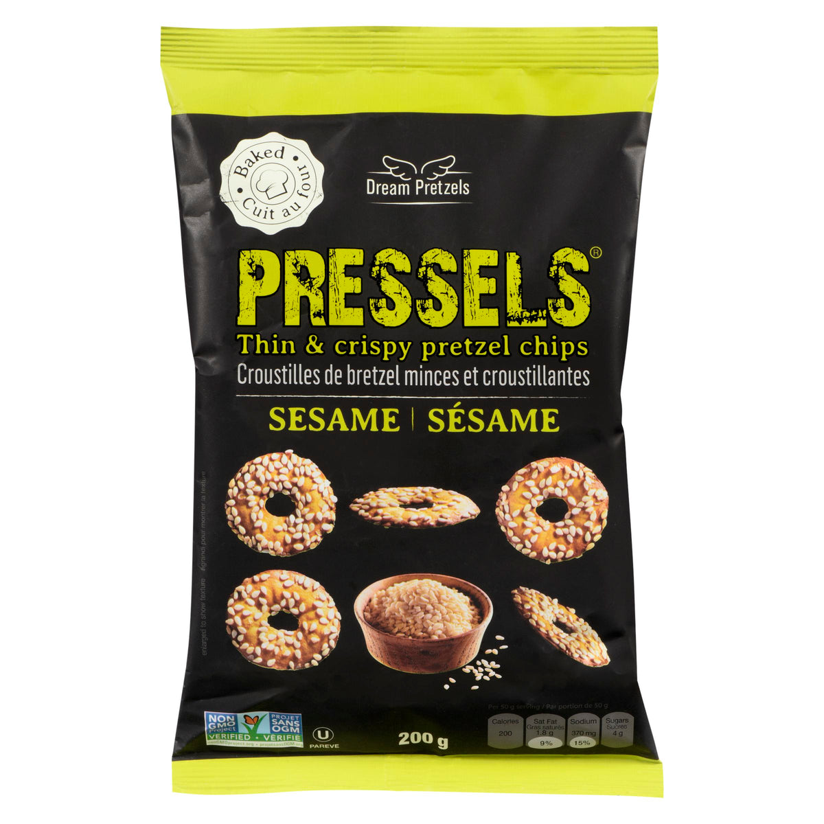 Dream Pretzels Pressels Sesame 200 g