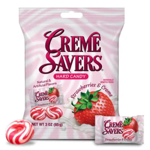 Creme Savers Strawberries & Candy 85 g