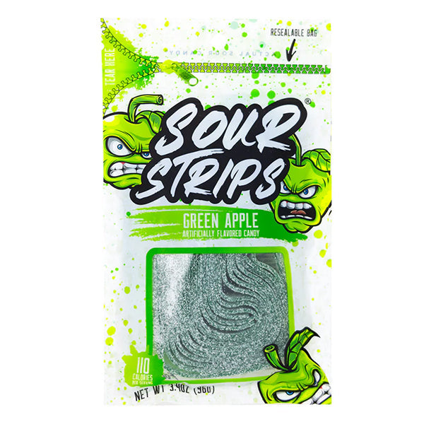 Sour Strips Green Apple 96 g