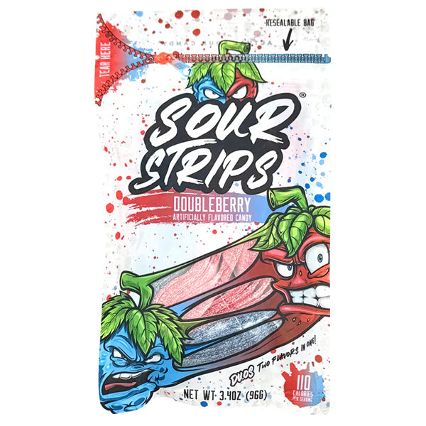 Sour Strips Double Berry 96 g