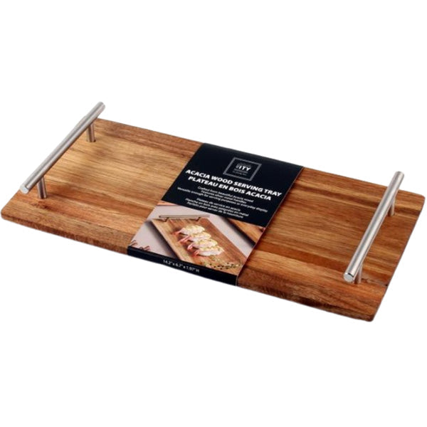 ITY Pine Wood Serving Tray 6.7x1.97"