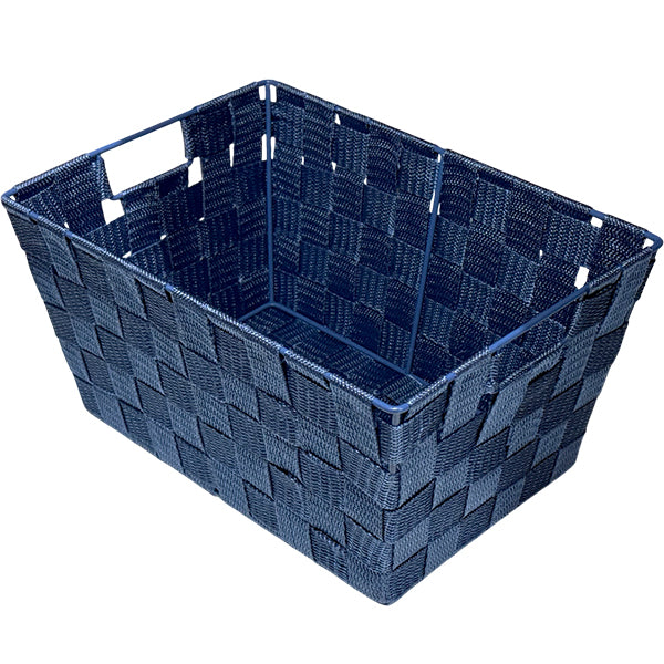 ITY Nylon Rectangular Storage Basket Navy