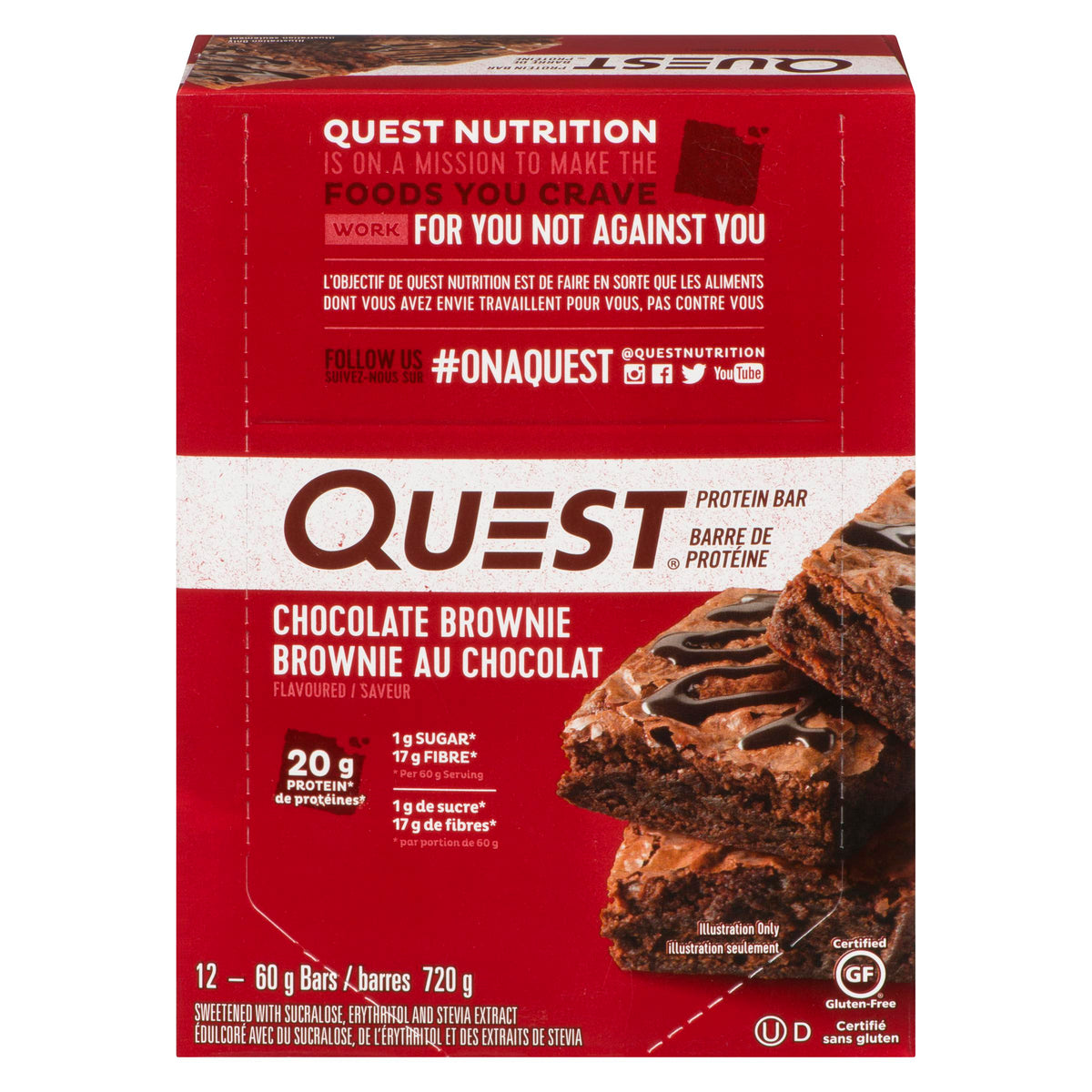 Quest Bar Chocolate Brownie 60 g