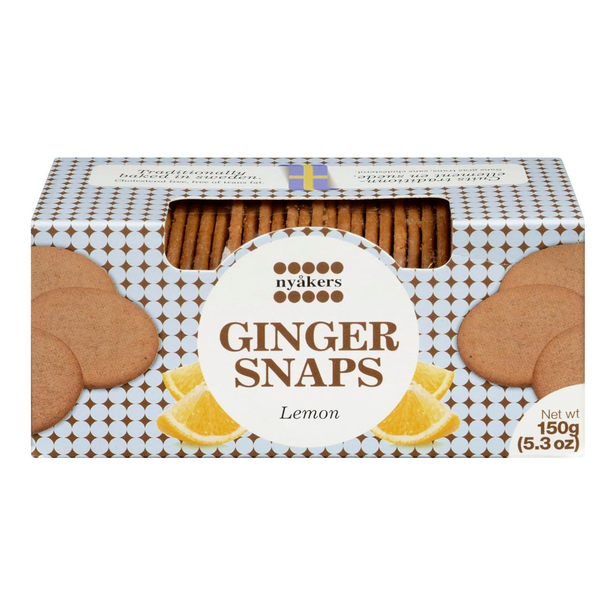 Nyakers Lemon Ginger Snaps 150 g