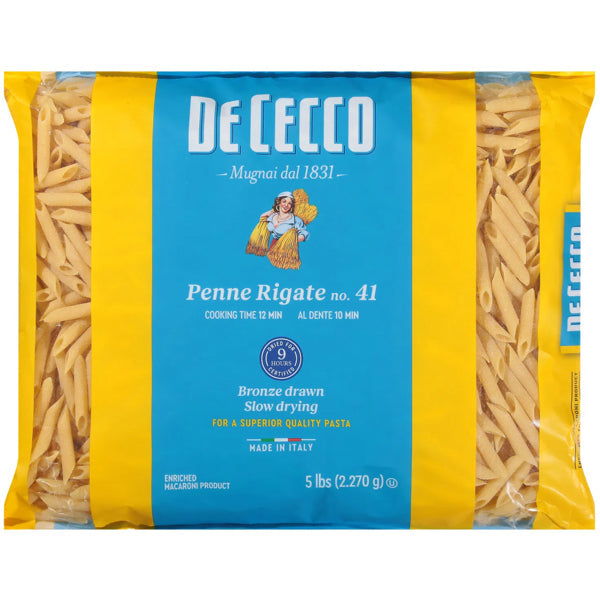 De Cecco #41 Penne Rigate 4x5LB