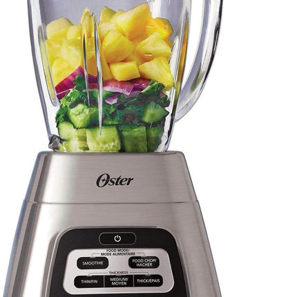 Oster Texture Select Master Series Blender with Glass Jar, Chrome
