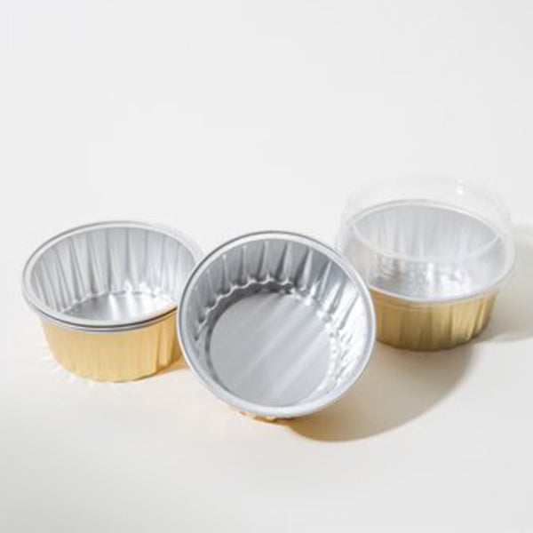Ml Packaging Creme Brulee Gold Foil Cups 100 ct