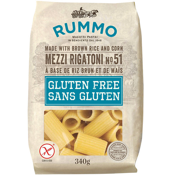 Rummo Gluten Free Mezzi Rigatoni #51 340 g