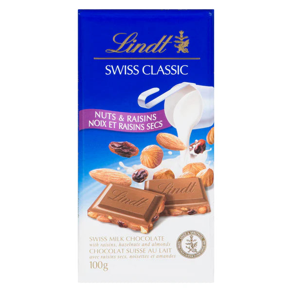 Lindt Swiss Classic Fruit & Nut 100 g