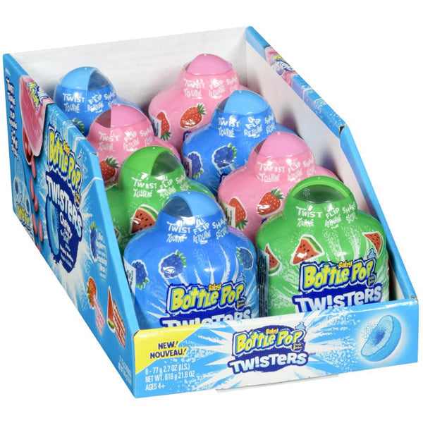 Bazooka Candy Baby Bottle Pop Twisters 8x102.2 g