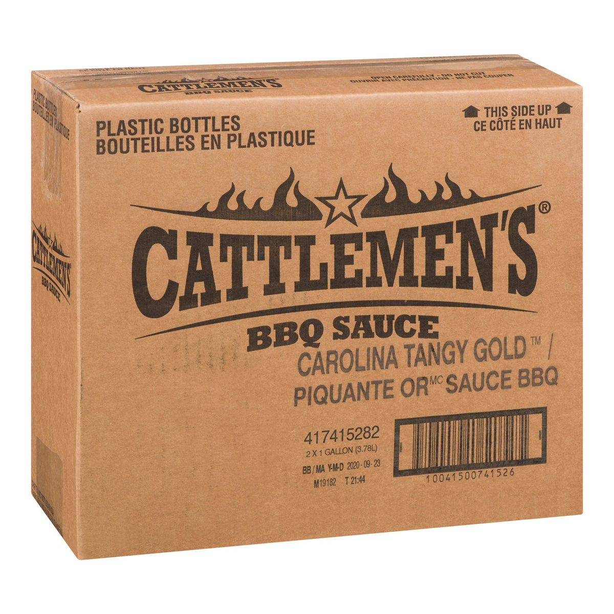 Cattlemens Carolina Style Tangy Gold 2x3.78 L