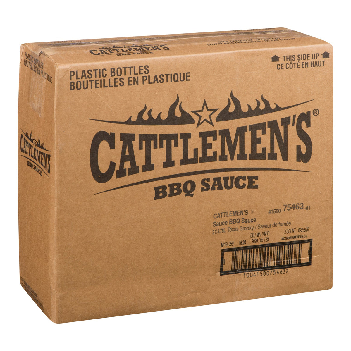 Cattlemens Texas Smokey Bbq Sauce 2x3.78 L