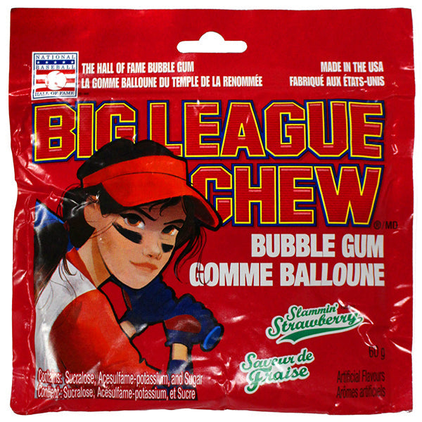 Big League Chew Strawberry 12x60 g