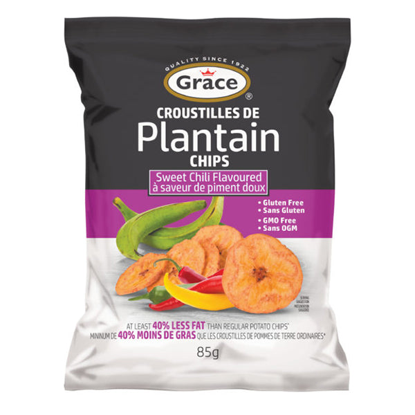 Grace Sweet Chili Plantain Chips 85 g