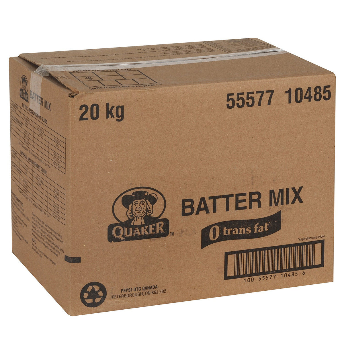 Quaker Batter Mix 20 kg