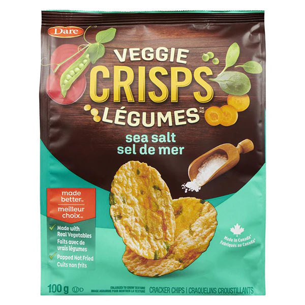 DARE Veggie Crisps Sea Salt 100 g