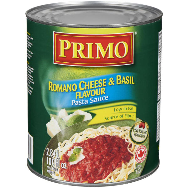 Primo Pasta Sauce Romano Cheese & Basil 2.84 L