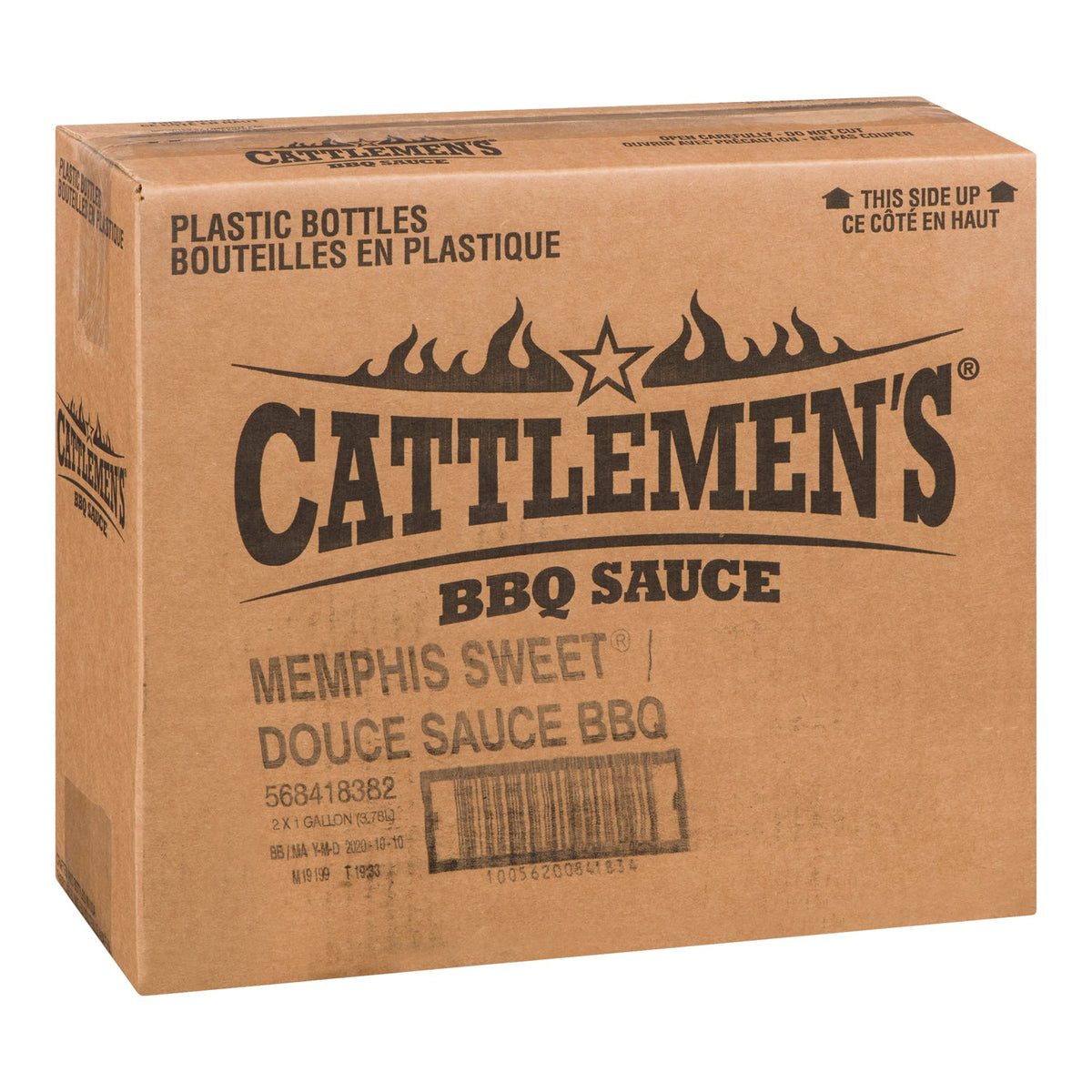 Cattlemens Memphis Bbq Sauce 2X3.78 L