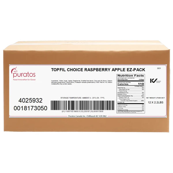 Puratos Fruitfil Raspberry Apple Ez-pack 1 kg