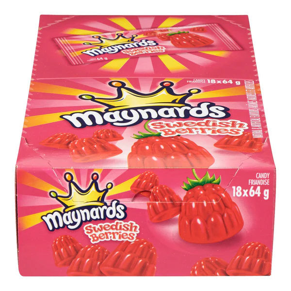 Maynards Swedish Berries 18x64 g