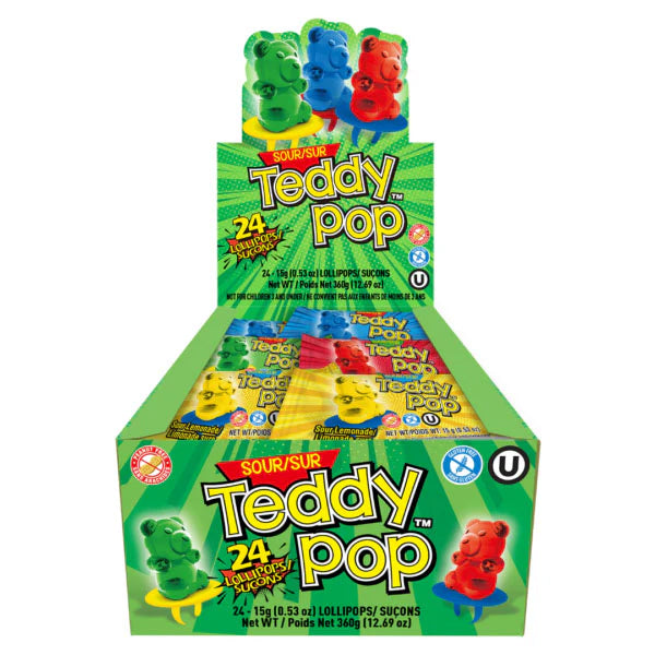 Exclusive Sour Teddy Pop Good Box 24x15 g