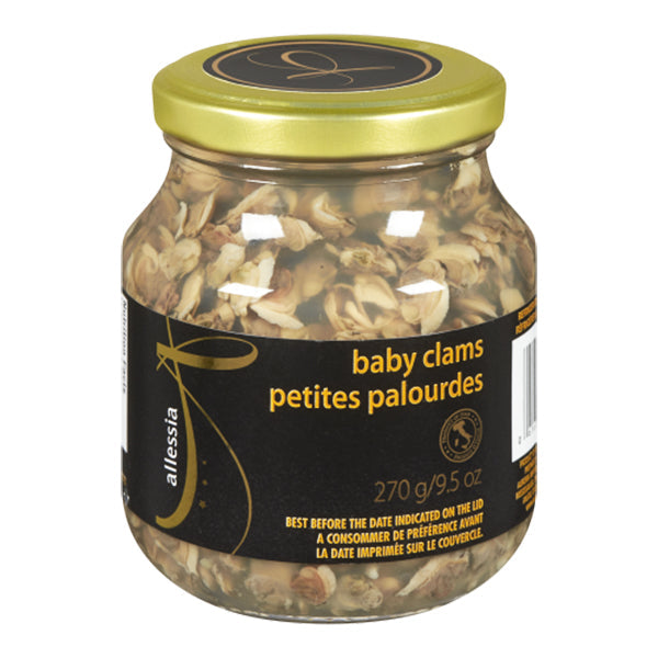 Allessia Baby Clams in Brine Gb 270 g