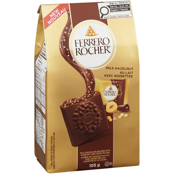 Ferrero Rocher Squares Milk Chocolate 5x105 g