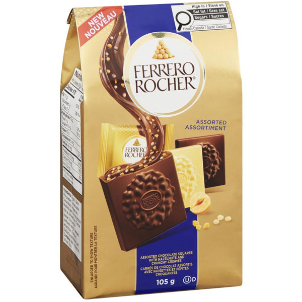 Ferrero Rocher Squares Assorted Chocolate 5x105 g