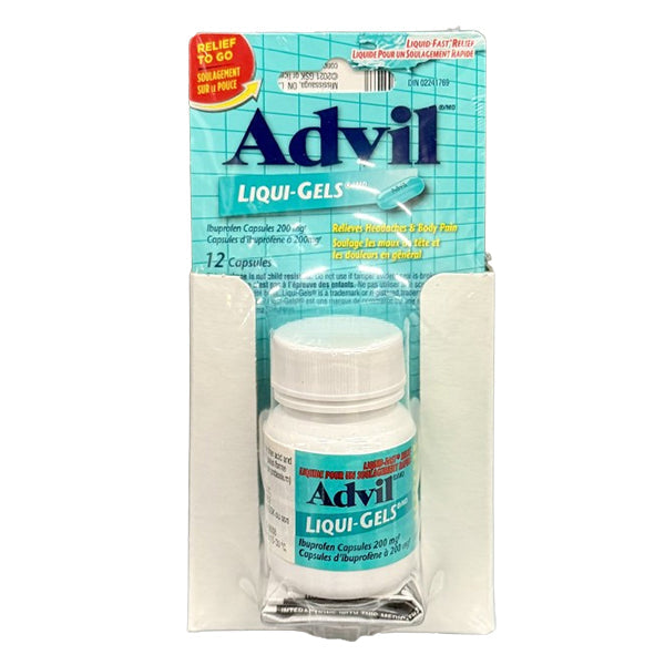 Advil Liquid Gels 3x12 ct
