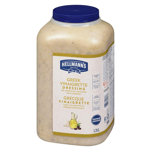 Hellmanns Greek Vinaigrette Dressing 2x3.78 L