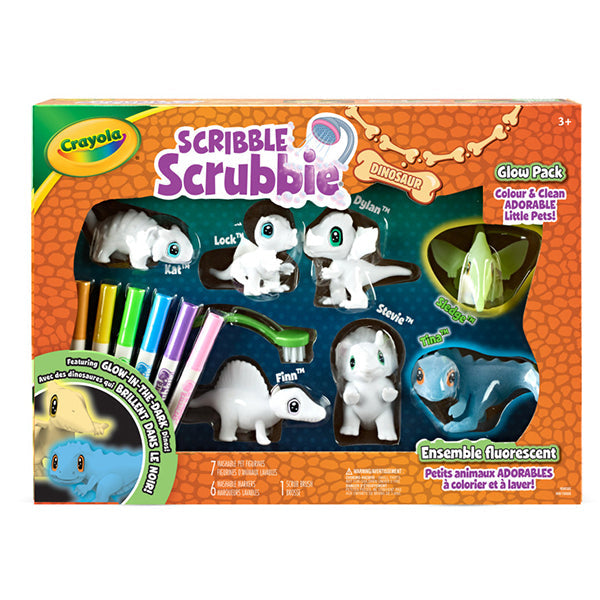 Crayola Scribble Scrubbie Dino Combo Pack 4x7 pc