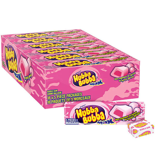 Hubba Bubba Max Outrageous Original 18x5 pc