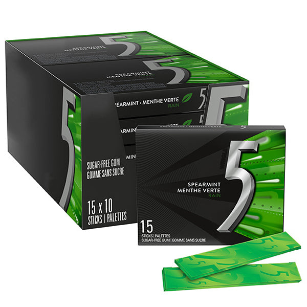 5 Gum Spearmint Rain 10x15 pc